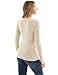 PattyBoutik Women Cotton Blend Crewneck Cable Knit Sweater (Heather Beige Medium)