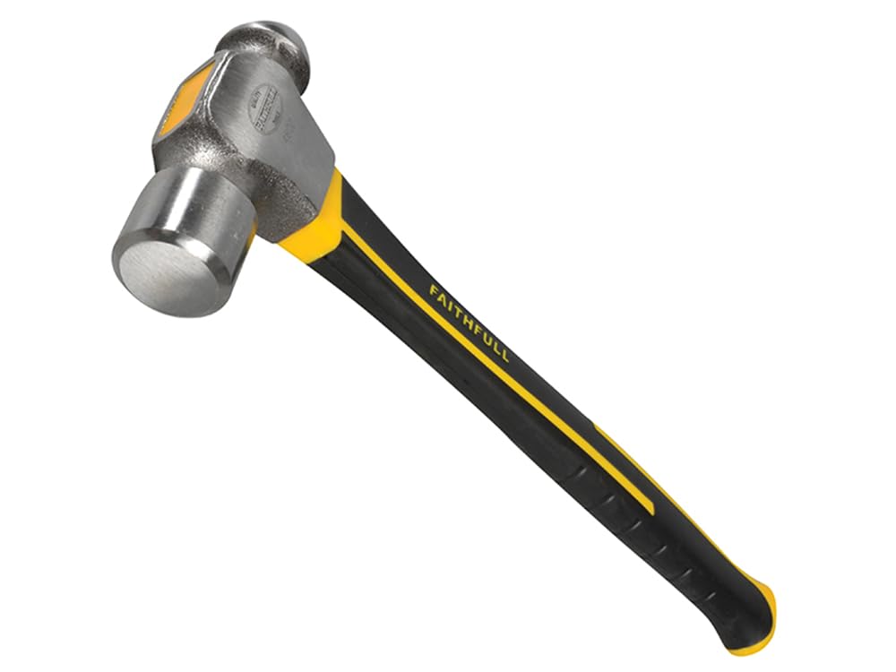 Faithfull BPH48FG Ball Pein Hammer FibreGlass Shaft 48Oz