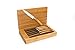 La Cote 6 Piece Steak Knives Set Japanese Stainless Steel Olive Wood Handle In Bamboo Storage Box (Olive Wood)