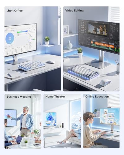 THOMSON K3 Mini PC, АMD Ryzen 7 7730U (8C/16T, up to 4.5GHz), 16GB DDR4 512GB M.2 SSD Mini Computer W-11 Pro, WiFi 6, BT5.2, 4K Triple Screen Mini Tower PC and VESA for Office/Design/School.