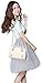 ILISHOP Women's New Fashion Shoulder Bags Top-handle Bags For Ladies Casual Cross-body Bags For Teens Hot Sale (Beige)