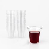 King Nibbles Clear Disposable Communion Cups 100 Count Fits Standard Communion Trys