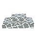 Lux Decor Collection Bed Sheet Set - Brushed Microfiber 1800 Bedding - Wrinkle, Stain and Fade Resistant - Hypoallergenic - 4 Piece (Queen, Quatrefoil Grey)