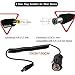 DC 5.5 x 2.1mm/4.0mm x1.7mm Car Charger Connector Cord 12V- 24V Cigarette Lighter Power Supply Adapter Charger Cable for Car Truck Bus Van Boat - Black …