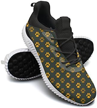 ipdterty Training Pattern With Animal Footprint Texture Mens Casual Athletic Shoes