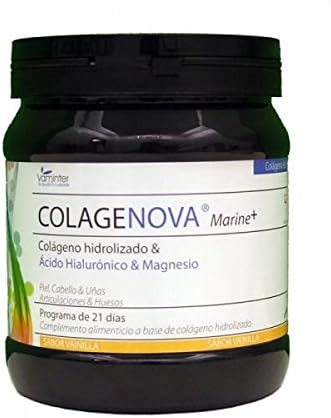 colagenova Marine Collagen, Hyaluronic and Magnesium (Peach Flavour) 275 g (for 21 Days) of vaminter