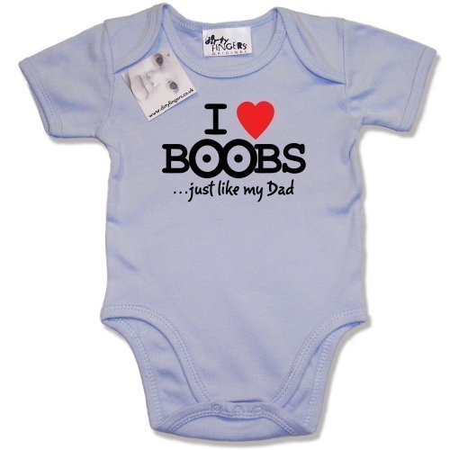 I Love Boobs...Just Like My Dad Bodysuit Age 612 months/ baby