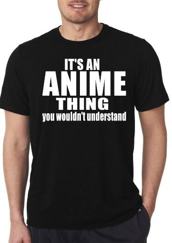 STUFF WITH ATTITUDE - GEEK CHIC Anime Thing Black T Shirt