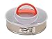 Art and Cook Round Spring Form Cake Pan with Stainless Steel Lock and Easy Storage Lid, 10