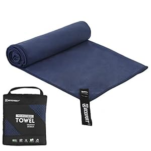 Bessport Microvezel handdoek/4 maten, absorberend, ultralicht, antibacterieel, sneldrogende sporthanddoeken…