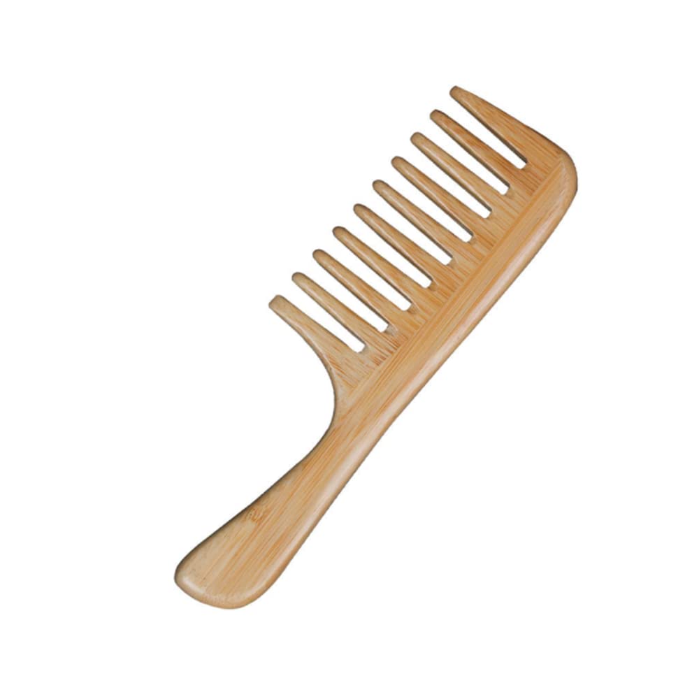 Wide Tooth Comb, Wooden Hair Combs Shower Combs Styling Comb Detangling Hair Brush for Wet Curly Hair Styling
