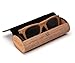 Emolly Bamboo Wood Sunglasses Polarized Handmade with Case