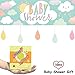 Baby Month by Month Stickers for Baby Girl & Boy | Unisex Milestone Stickers for Each Month [Set of 16]