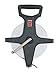 Champion Sports Open Reel Measure Tape, 330 ft, 100 Meters, with Metal Spike, Hand Crank - Open Tape Measure for Track and Field, Long Jump - Durable, Dual-Sided Measuring Reel with Feet and Meters