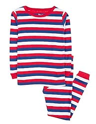 Leveret Boys Girls Kids Striped Two Piece Cotton