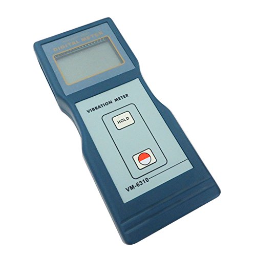 Graigar VM-6310 Digital Vibration Meter Data Logger Vibrometer Meter Tester Gauge VM6310 with Velocity 0.01 to 199.9mm/s