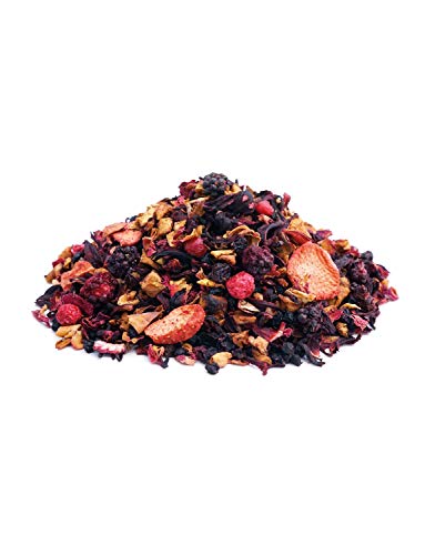 Früchtetee lose Früchtetee Roter Drache Hibiskus Apfel Korinthen Holunder Brombeeren Erdbeer Rote Johannisbeeren Früchte… – Bild 3