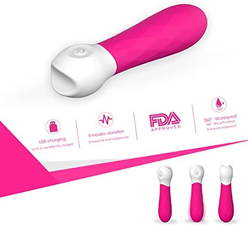 VENZZI Wand Massager For Injury Recovery | Smooth design | 9 Speed Patterns | Waterproof design | USB Rechargeable | Cordless | Medical-grade Silicone | For Men and Women