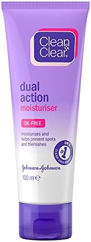 clean and clear dual action moisturiser