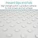 Vive Non-Slip Bath Mat with Suction Cups - 28