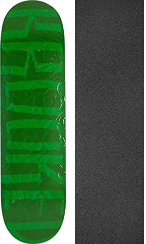 Slick Mono Green Skateboard Deck - 8.5" X 32.5" With Jessup 