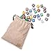 Ultimate 6 Sided Dice Set Consisting of 100 Multicolored Dice with Rounded Corners and Dots