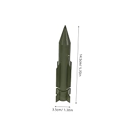 Toddmomy 20pcs Realistic Rocket Model Construction