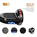 cho Electric Self Balancing Dual Motors Scooter Hoverboard with Built-in Speaker and LED Lights - UL2272 Certified (Black)