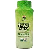McCabe Organic Roasted Sesame 18oz | Sesame Seeds Roasted | Rich with Fiber &amp; Minerals | USDA and CCOF Certified | Packed in USA | 18oz