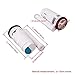 White 20.5cm Height Water Tank Connected Dual Flush Fill Toilet Cistern Inlet Drain Valve Repair