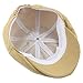 Unisex Cotton Newsboy Beret Hat,Crytech Breathable Plain Flat Ivy Gatsby Caps Vintage Classic Solid Color 8 Pannel Retro Cabbie Octagonal Golf Driving Hat for Women Men (Yellow)thumb 4