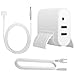 Suitable for MacBook Air, WEGWANG Power Adapter Replacement for Apple MacBook/MacBook Air 11/13 inch, with No Spark and No Overcharging Design with 2 USB Port (45W MagSafe 2 T-tip)