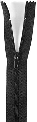 Trimz 30cm (~12inch) Black one Way end Stop Zip with 4mm Teeth 10Pcs, Polyester, 30 cm - Image 4