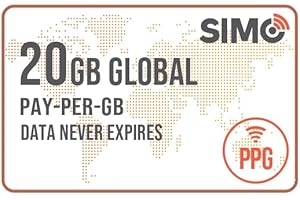 SIMO Solis Global Pay-Per-GB Card 20GB