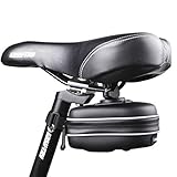 CarrieyukiCarrie Bicycle Waterproof Tail Bag Bicycle Saddle Bag EVA One-Piece Hard Shell Saddle Bag