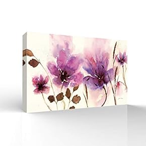 Wall26-Canvas Wall Art-Beautiful Flower-Giclee Painting Wall Art for Bedroom Living Room Home Decoration - 12x18 inches