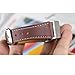 bayite Leather Bands Compatible Fitbit Charge 2, Replacement Accessories Straps Women Men, Chocolate Brown