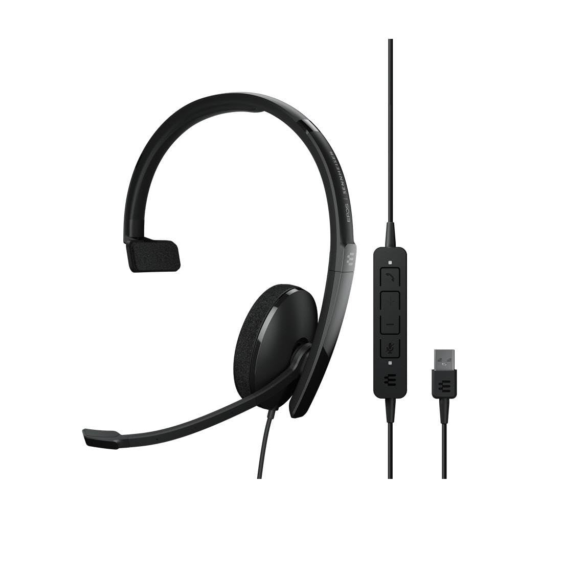 EPOS I SENNHEISER ADAPT 130 USB II - Headset - on-ear - wired - USB - black - Optimised for UC