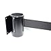 VIP Crowd Control Retractable Safety Wall Queue Barrier With Tuff Tex Black Finished (96