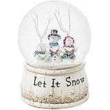 Cypress Home Let It Snow Choir Musical Snow Globe