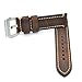22mm Drak Brown Italy Calf Leather Handmade Watch Band Strap for regular wrist watch-LG Urbane