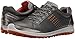 ECCO Men's Biom Hybrid 2 Golf Shoe, Dark Shadow/Orange, 11-11.5
