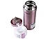 omgogo Insulated Travel Mug & Coffee Mugs Stainless Steel Lid Lock Prevents Leaks (16oz), Pink