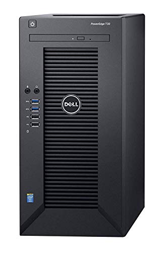 2019 Newest Flagship Dell PowerEdge T30 Business Mini Tower Server System – Intel Quad-Core Xeon E3-1225 v5, 16GB DDR4, 256GB SSD, DVD+/-RW, HDMI, USB 3.0, No Operating System (Black)
