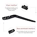 Replacement for Scion XB 2008-2015 XA 2004-2006, Toyota Yaris 2007-2016 Rear Windshield Wiper Arm Blade Set - OTUAYAUTO Factory OEM 8524212110
