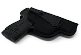 IWB Gun Holster by PH - Concealed Carry Soft Material | Fits All Firearms S&W M&P Shield 9mm / .40 | 1911 Models | Taurus PT111 G2 | Sig Sauer | Glock 19 17 27 43 | Beretta | Walther
