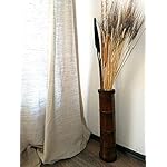 Floor-Vase-Garden-Decor-Wooden-Vase-Wicker-Flower-Vase-Lodge-Decor