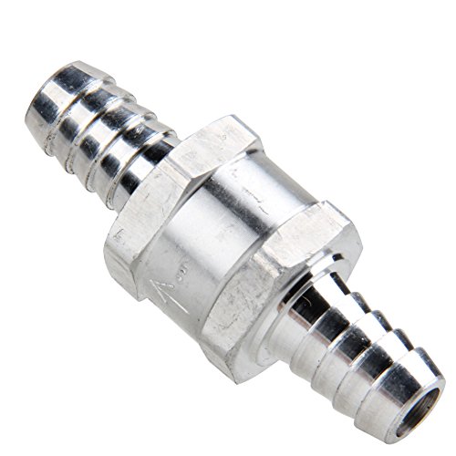 Bang4buck 12mm 1/2" Aluminum One Way Non Return Check Valve Fuel Diesel Water Marine Agriculture - Thumbnail 4