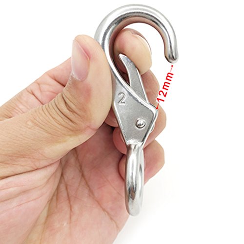 image for MonkeyJack 4 Pieces Heavy Duty Marine Grade 316 Stainless Steel 83mm F