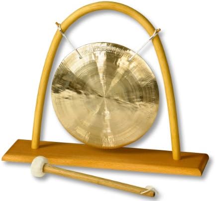 Gong Diameter 15 CM with Rattan Tabletop Stand